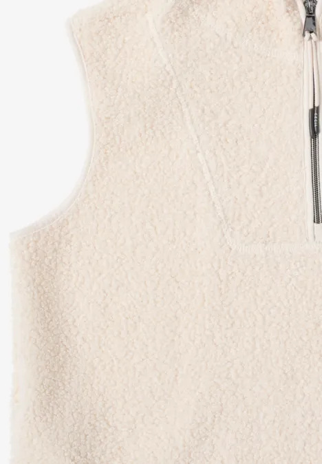 Gilet Teddy Troyer teddy vanilla white