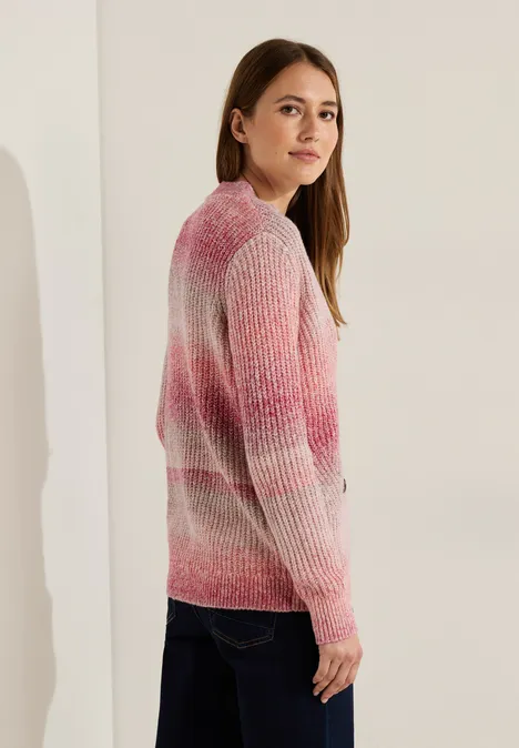 Cardigan mit Farbverlauf casual red