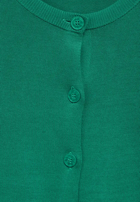 Cardigan mit Rundhals malachite green