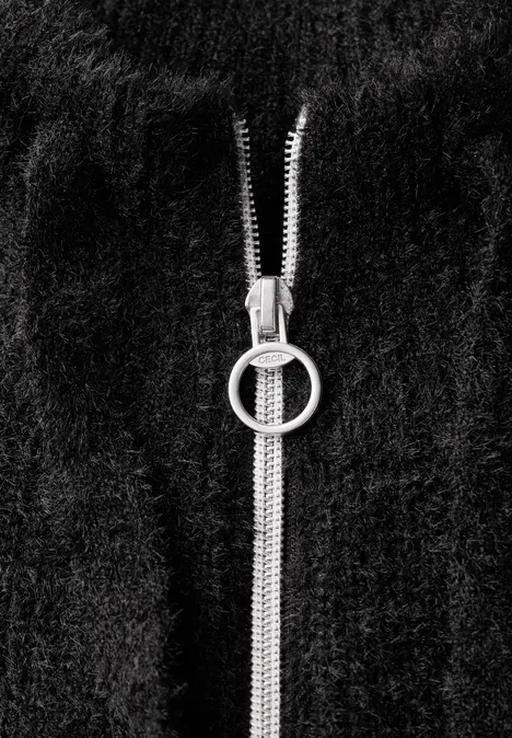 Federgarn Weste Black