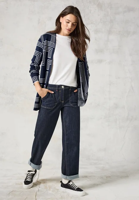 Offener Cardigan deep petrol