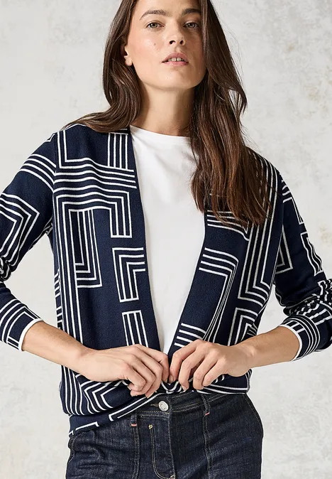 Offener Cardigan deep petrol