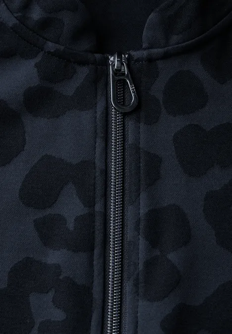 Leo-Jaquard-Jacke universal blue