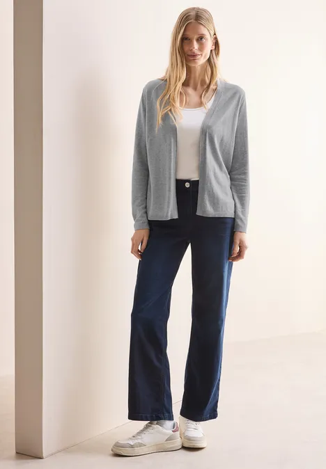 Offener Basic Cardigan mineral grey melange Offener Basic Cardigan mineral grey melange
