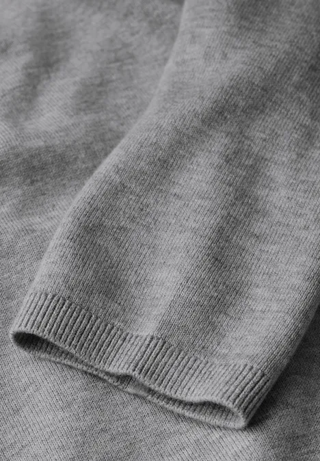 Offener Basic Cardigan mineral grey melange Offener Basic Cardigan mineral grey melange