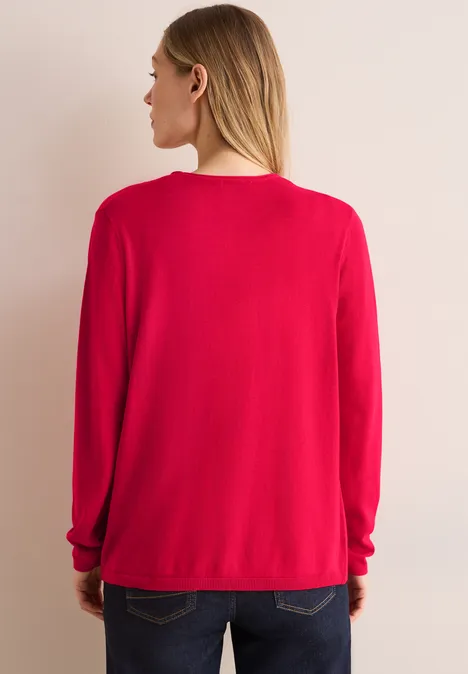 Offener Basic Cardigan granita red Offener Basic Cardigan granita red