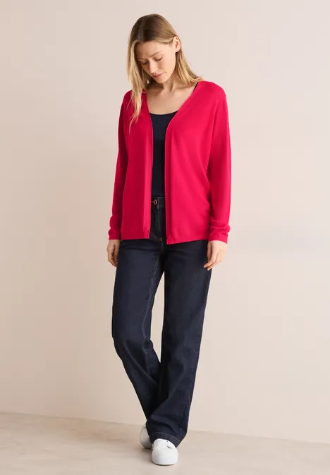 Offener Basic Cardigan granita red Offener Basic Cardigan granita red