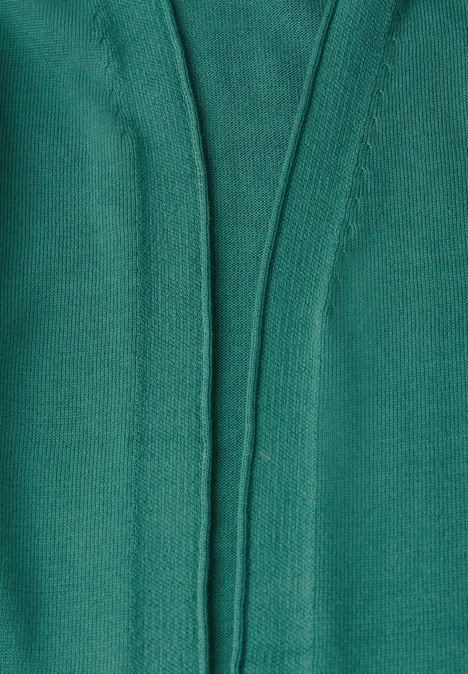 Offener Basic Cardigan sea green
