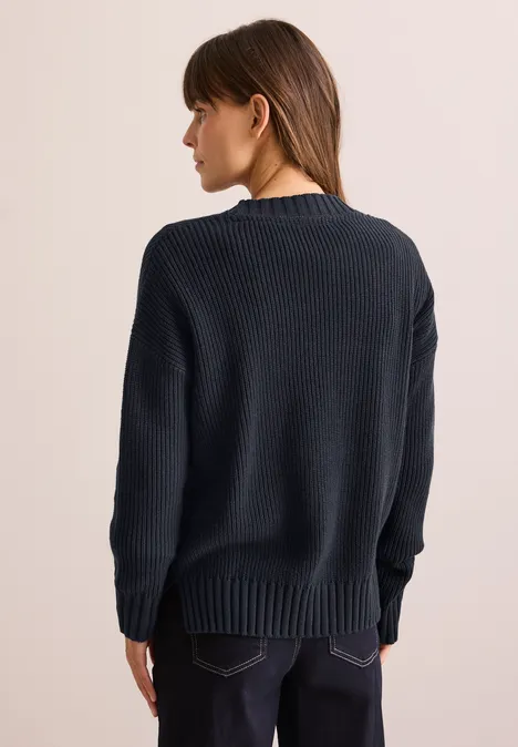 Cardigan mit Struktur universal blue Cardigan mit Struktur universal blue