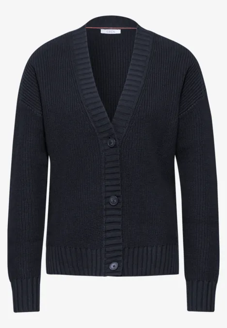 Cardigan mit Struktur universal blue Cardigan mit Struktur universal blue