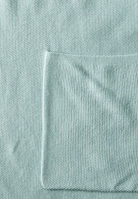 Offener Feinstrick Cardigan cool salvia green