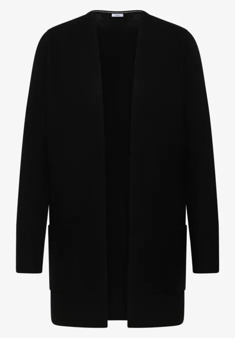 Cardigan cosy ouvert Black