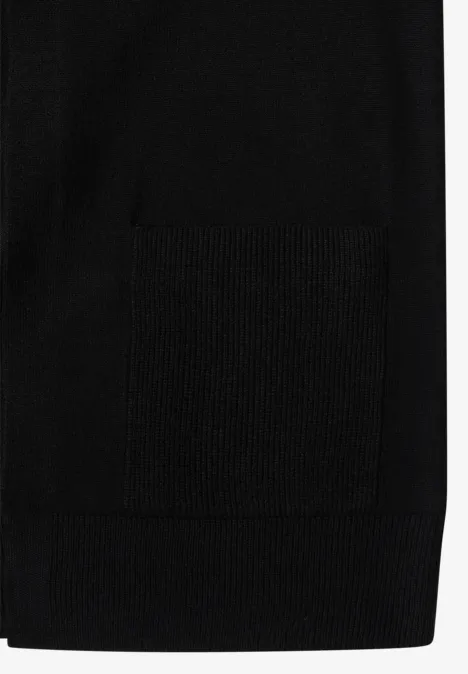 Cardigan cosy ouvert Black