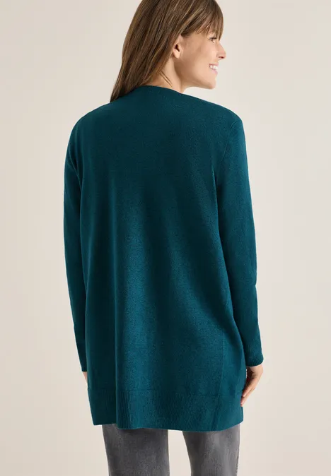 Open Cosy vest deep lake green