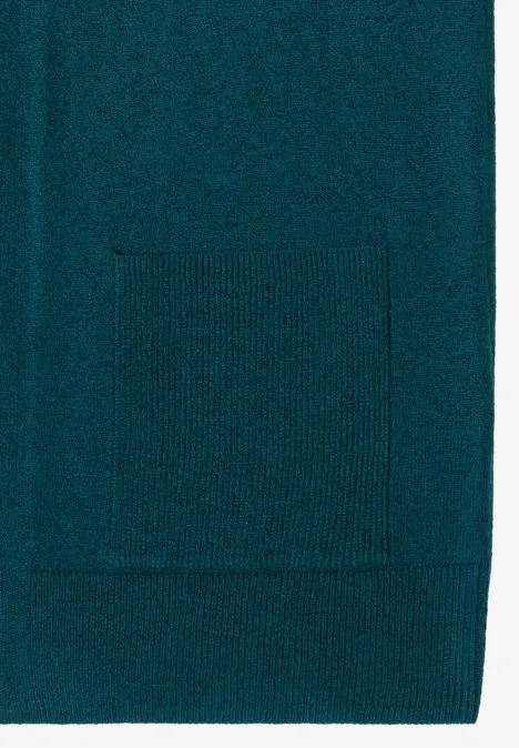 Open Cosy vest deep lake green