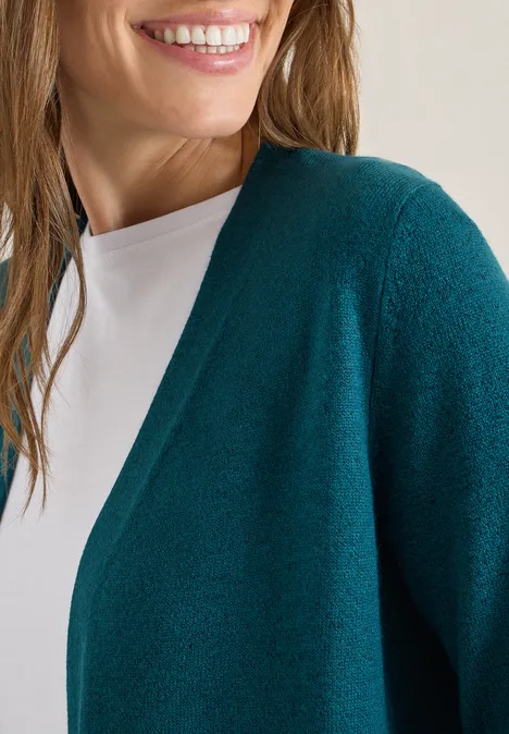 Open Cosy vest deep lake green