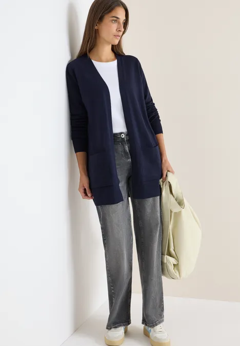 Offener Cosy Cardigan urban dark blue