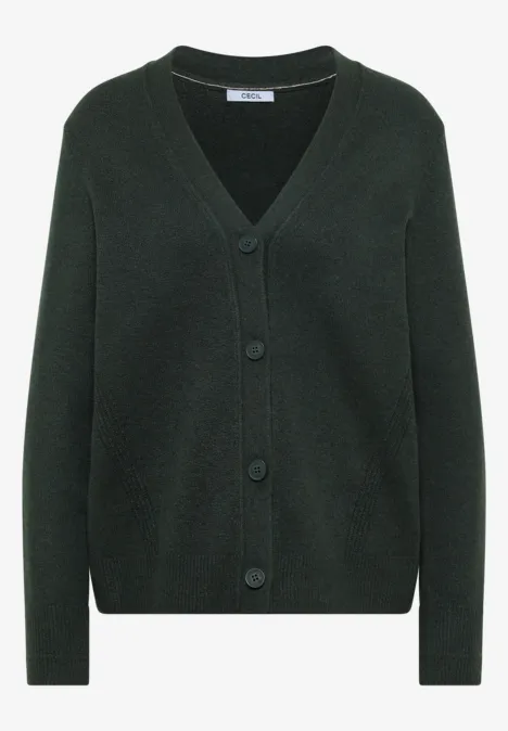 Softer V-Neck Cardigan active khaki melange Softer V-Neck Cardigan active khaki melange