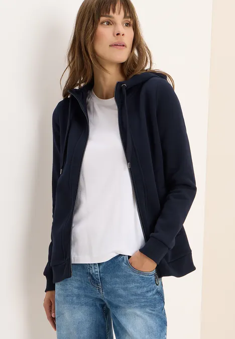 Sweatjacke mit Kapuze urban dark blue Sweatjacke mit Kapuze urban dark blue