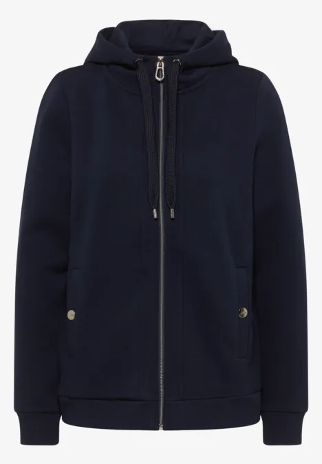 Sweatjacke mit Kapuze urban dark blue