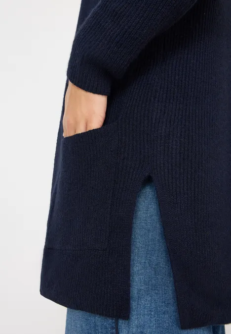 Offener Struktur-Cardigan urban dark blue