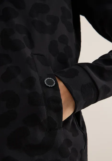 Leo Jacquard Jacke Black