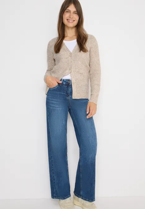 Chunky Melange Cardigan toffee cream melange Chunky Melange Cardigan toffee cream melange