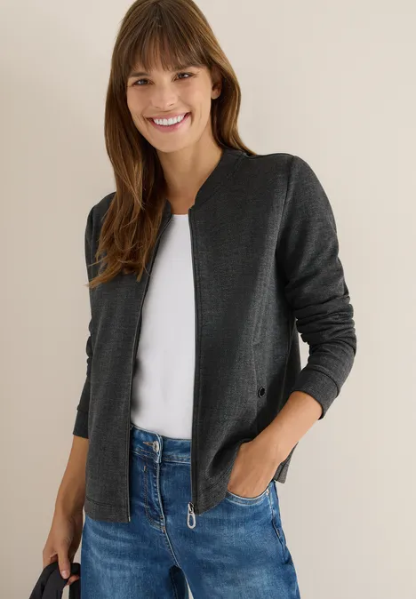 Herringbone Jacke Black