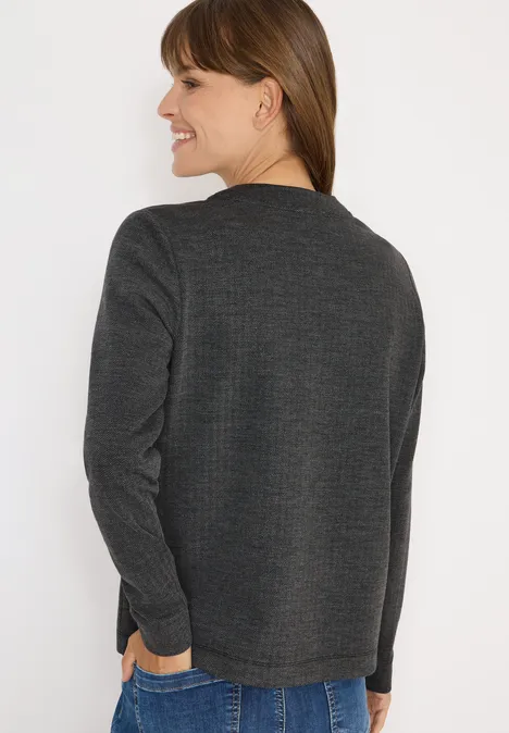 Herringbone Jacke Black