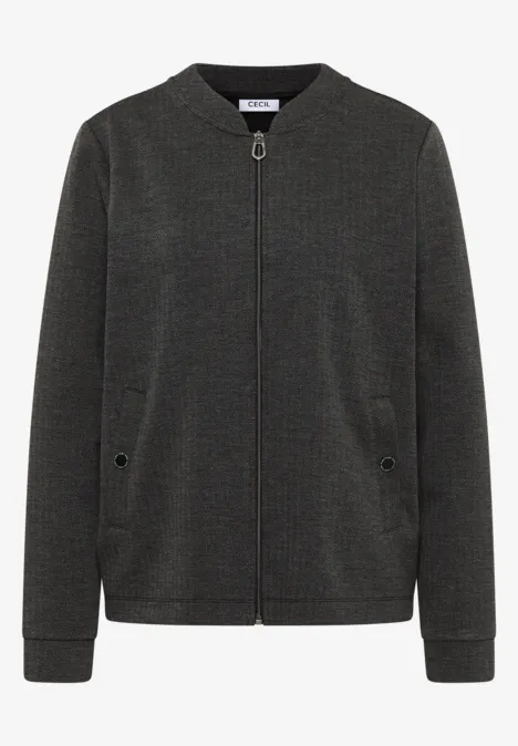 Herringbone Jacke Black