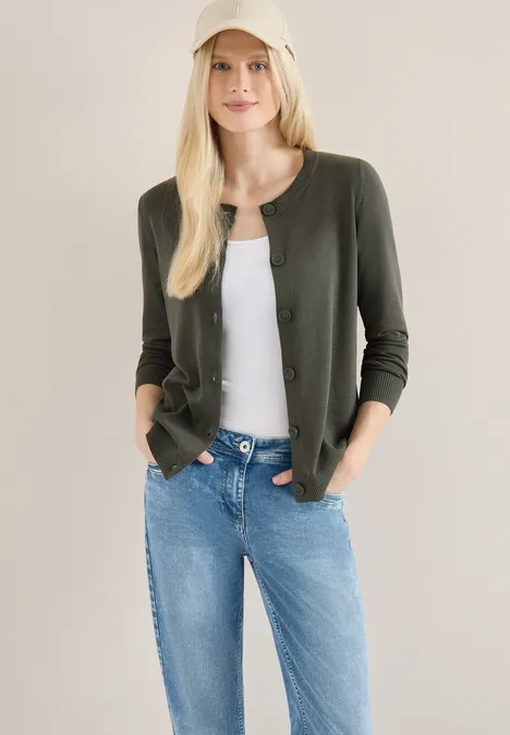 Cardigan de base khaki
