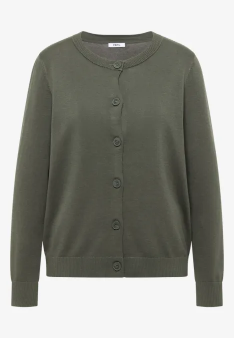 Cardigan de base khaki