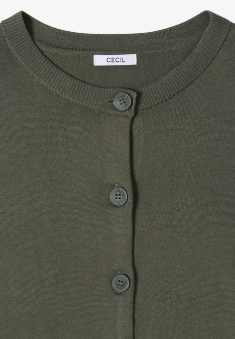 Cardigan de base khaki