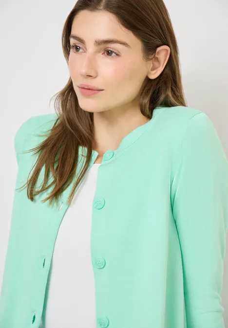 Cardigan de base jelly mint