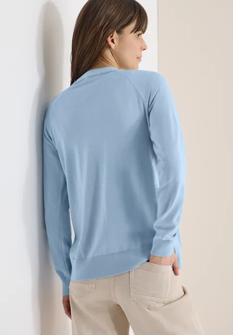 Basis vest light sky blue