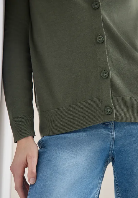 Kardigan Basic khaki
