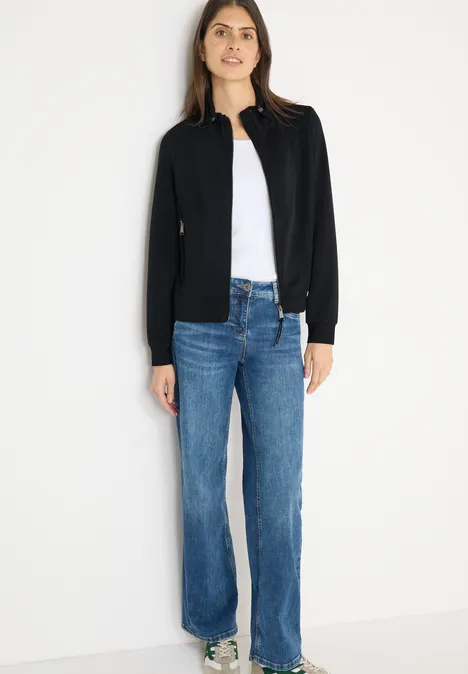 Sportive Sweatjacke Black Sportive Sweatjacke Black