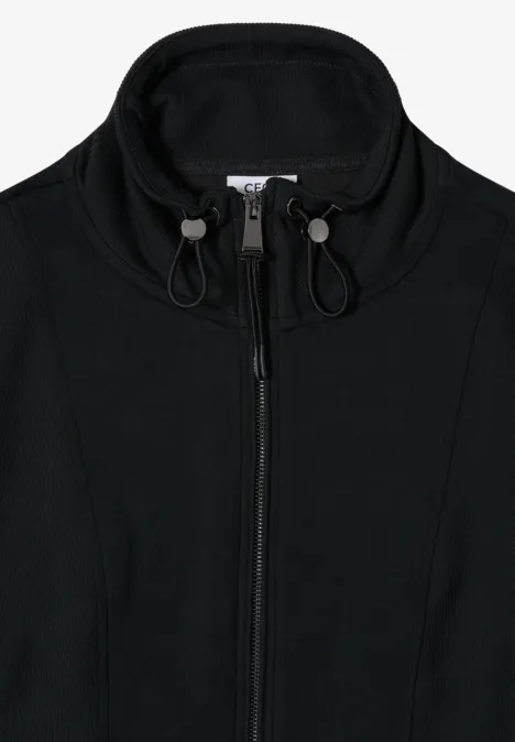 Sportive Sweatjacke Black Sportive Sweatjacke Black