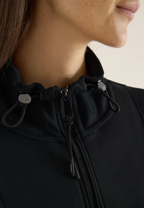 Sportive Sweatjacke Black Sportive Sweatjacke Black