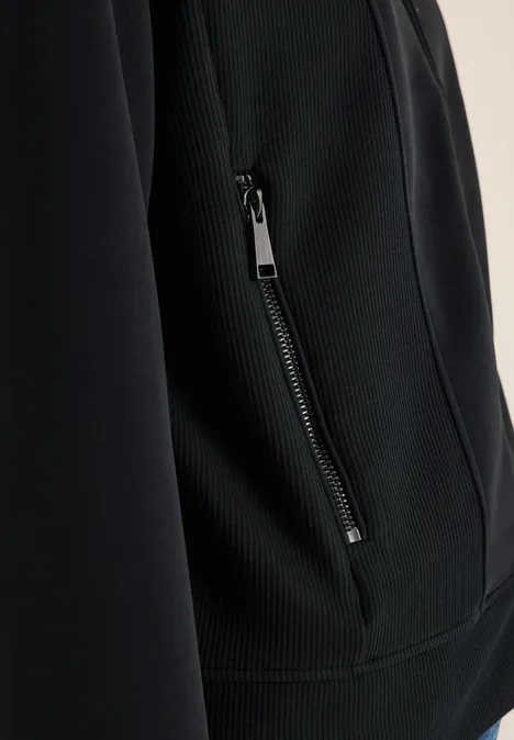 Sportive Sweatjacke Black Sportive Sweatjacke Black