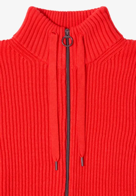 Strukturweste mit Zipper pumpkin orange Strukturweste mit Zipper pumpkin orange