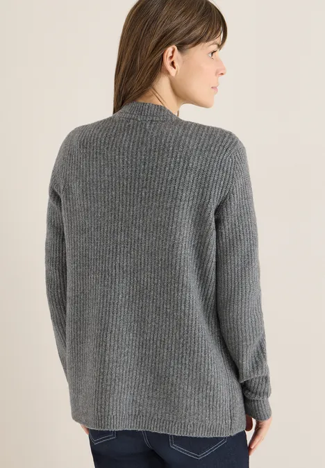 Cardigan mit Struktur flint grey melange Cardigan mit Struktur flint grey melange