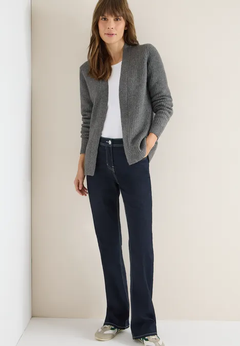 Cardigan mit Struktur flint grey melange Cardigan mit Struktur flint grey melange