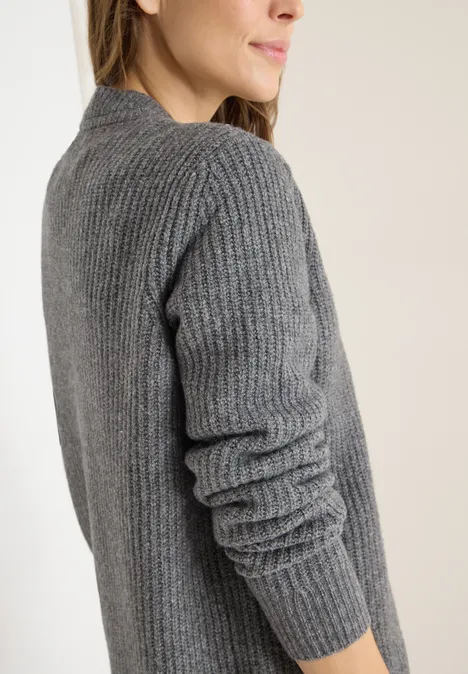 Cardigan mit Struktur flint grey melange Cardigan mit Struktur flint grey melange