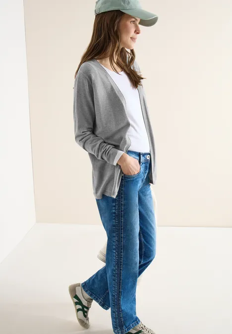 Basis vest mineral grey melange