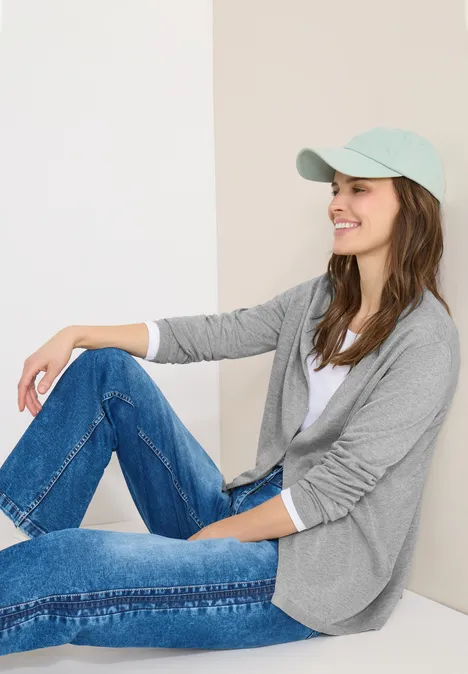 Basis vest mineral grey melange