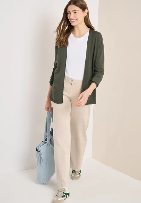 Cardigan de base khaki