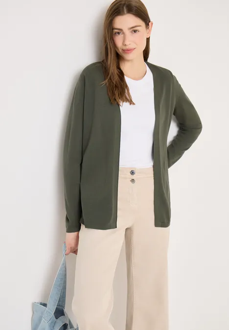 Cardigan de base khaki