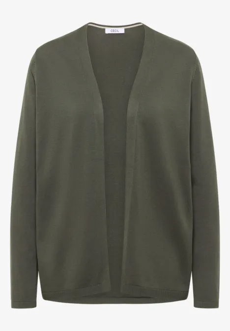 Cardigan de base khaki