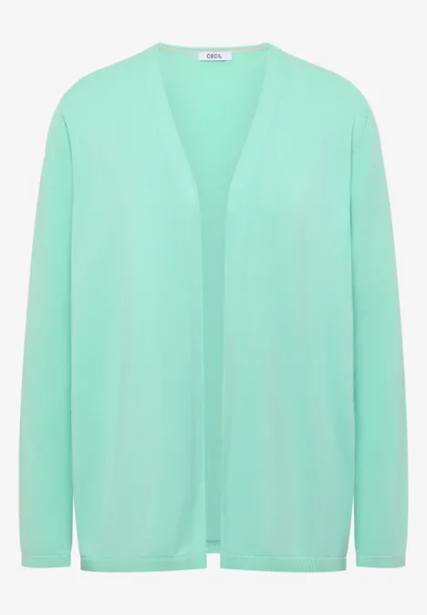 Cardigan de base jelly mint